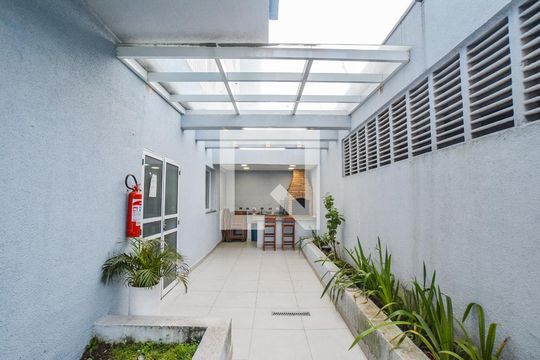 Área comum - Churrasqueira de apartamento à venda com 2 quartos, 57m² em Jardim Cristiane, Santo André