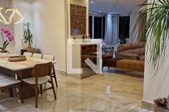 Sala de apartamento à venda com 4 quartos, 215m² em Loteamento Alphaville Campinas, Campinas