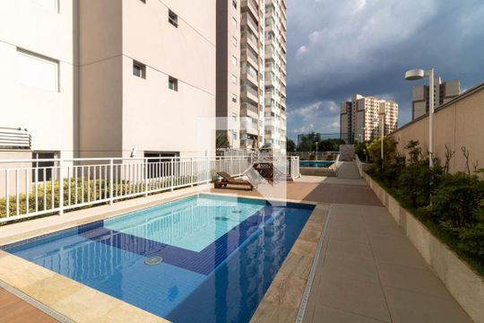 Piscina de apartamento para alugar com 3 quartos, 90m² em Vila Apiaí, Santo André