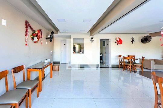 Área comum - Salão de festas de apartamento à venda com 2 quartos, 69m² em Vila Humaita, Santo André