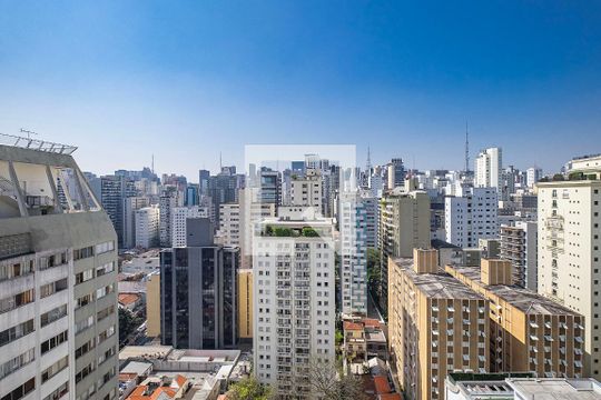 Sala - VIsta de apartamento à venda com 2 quartos, 50m² em Jardim Paulista, São Paulo