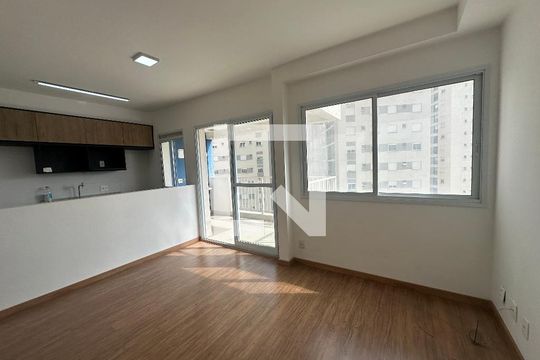 Sala de apartamento à venda com 1 quarto, 48m² em Alphaville Empresarial, Barueri