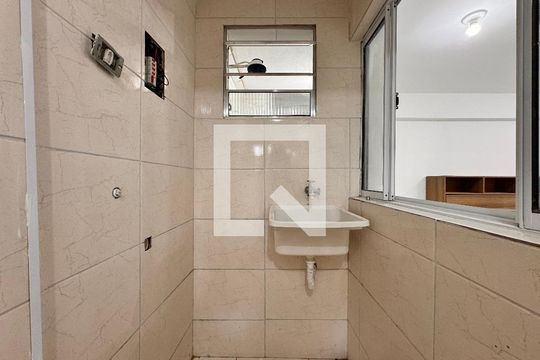 Lavanderia de casa para alugar com 1 quarto, 36m² em Campestre, Santo André