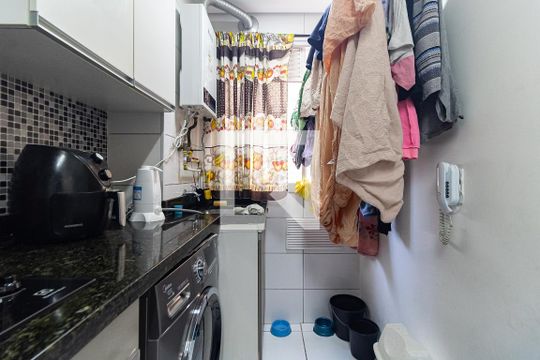 Lavanderia de apartamento à venda com 2 quartos, 43m² em Jardim Santa Emilia, São Paulo