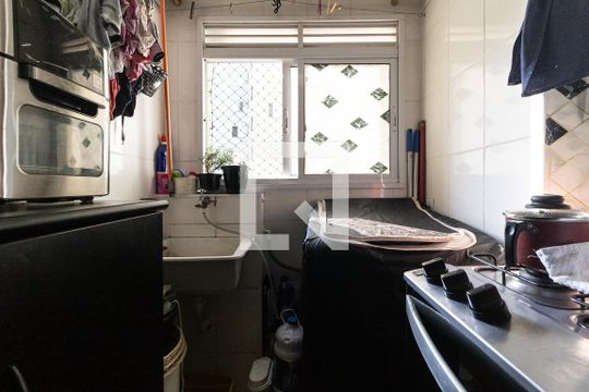 Lavanderia de apartamento à venda com 2 quartos, 50m² em Parque Fongaro, São Paulo