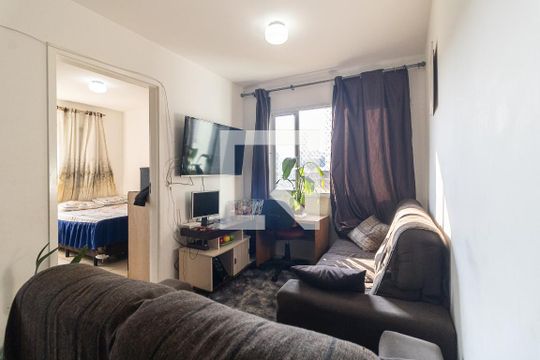 Sala de apartamento à venda com 2 quartos, 50m² em Parque Fongaro, São Paulo