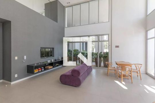 Área comum de apartamento para alugar com 1 quarto, 37m² em Cidade Monções, São Paulo