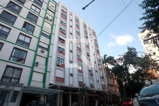 Fachada de apartamento para alugar com 1 quarto, 45m² em Cidade Baixa, Porto Alegre