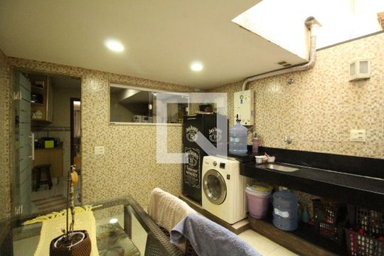 Area de Serviço / Gourmet de casa de condomínio à venda com 3 quartos, 83m² em Pechincha, Rio de Janeiro