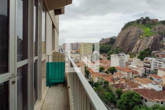 Varanda da Sala de apartamento à venda com 4 quartos, 120m² em Tijuca, Rio de Janeiro