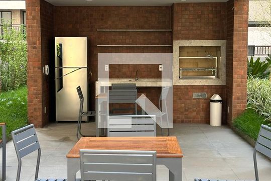 Área comum - Churrasqueira de apartamento para alugar com 1 quarto, 24m² em Butantã, São Paulo