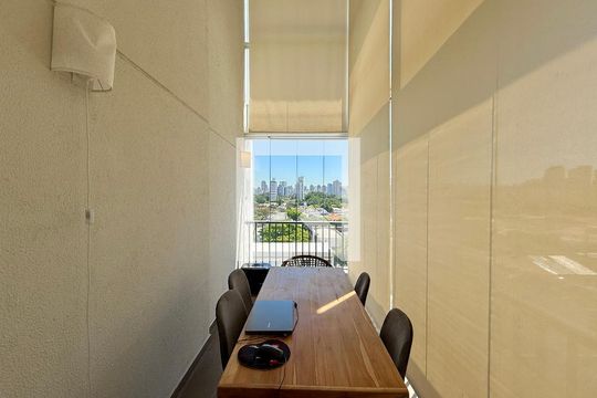 Sala de apartamento para alugar com 2 quartos, 85m² em Cidade Monções, São Paulo