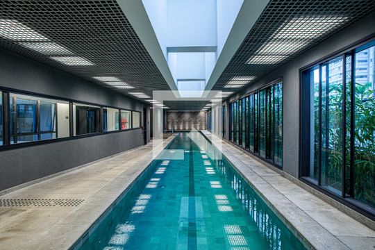 Área comum - Piscina coberta de kitnet/studio à venda com 1 quarto, 24m² em Bela Vista, São Paulo