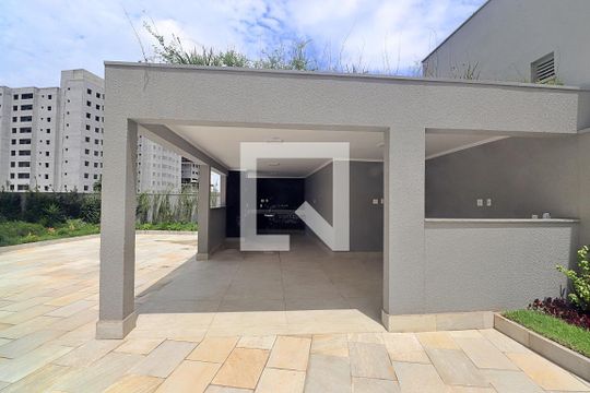 Área comum - Churrasqueira de apartamento para alugar com 1 quarto, 64m² em Parque das Nações, Santo André