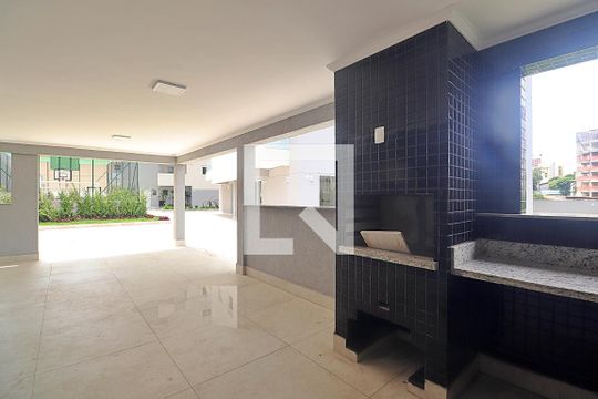 Área comum - Churrasqueira de apartamento para alugar com 1 quarto, 64m² em Parque das Nações, Santo André