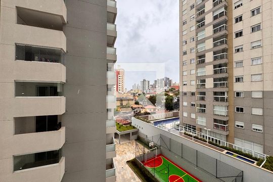 Vista da Suíte de apartamento para alugar com 1 quarto, 64m² em Parque das Nações, Santo André
