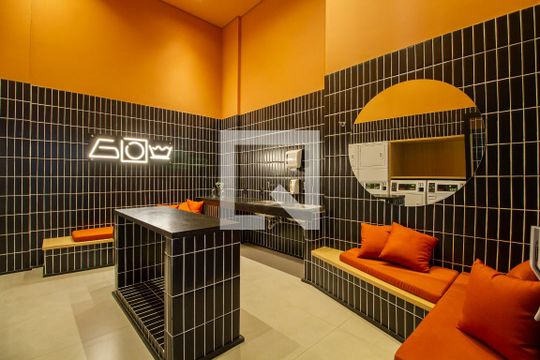 Área comum - Lavanderia de kitnet/studio à venda com 1 quarto, 25m² em Pinheiros, São Paulo