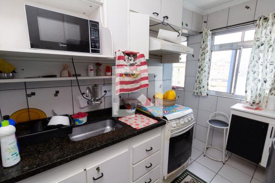 Cozinha de apartamento à venda com 2 quartos, 50m² em Vila Silvia, São Paulo