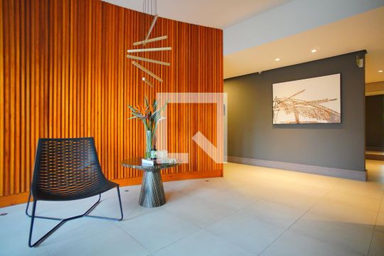 Área comum - Hall de apartamento à venda com 1 quarto, 54m² em Três Figueiras, Porto Alegre