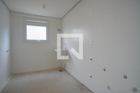 Cozinha de apartamento à venda com 1 quarto, 54m² em Três Figueiras, Porto Alegre