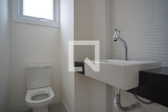 Sala - Lavabo de apartamento à venda com 1 quarto, 54m² em Três Figueiras, Porto Alegre