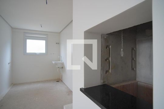 Cozinha - Churrasqueira de apartamento à venda com 1 quarto, 54m² em Três Figueiras, Porto Alegre