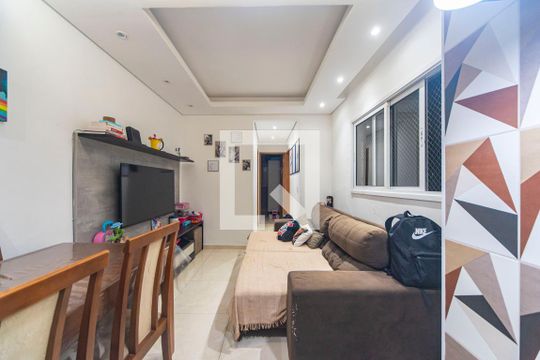 Sala de apartamento à venda com 2 quartos, 100m² em Cidade São Jorge, Santo André
