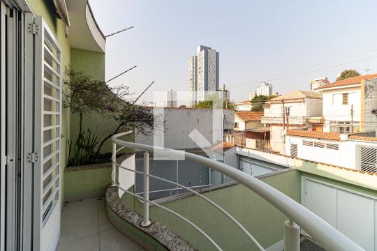 Varanda da Suíte 1 de casa à venda com 3 quartos, 300m² em Vila Moinho Velho, São Paulo