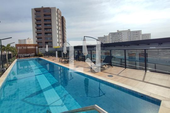 Área comum - Piscina de apartamento para alugar com 1 quarto, 35m² em Parque Industrial , Campinas