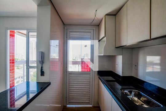 Cozinha de apartamento à venda com 2 quartos, 102m² em Vila Curuçá, Santo André