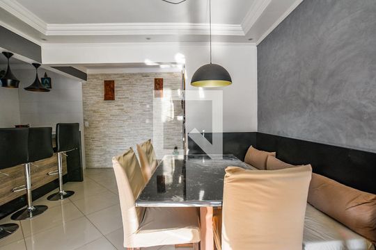 Sala de Jantar de apartamento à venda com 3 quartos, 113m² em Vila Bastos, Santo André
