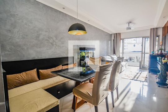 Sala de Jantar de apartamento à venda com 3 quartos, 113m² em Vila Bastos, Santo André