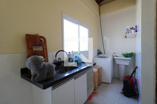 Área de Serviço de apartamento à venda com 3 quartos, 140m² em Jardim Santo Antônio, Santo André