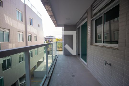 Varanda de apartamento à venda com 1 quarto, 71m² em  Recreio dos Bandeirantes, Rio de Janeiro