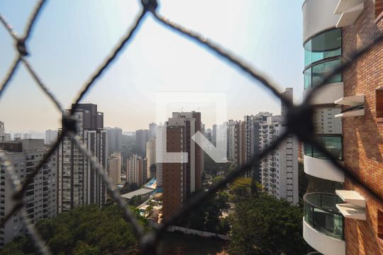 Vista da Sala de apartamento à venda com 3 quartos, 250m² em Vila Andrade, São Paulo