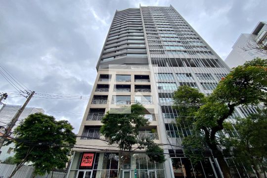Fachada de kitnet/studio para alugar com 1 quarto, 33m² em Jardim Paulistano, São Paulo