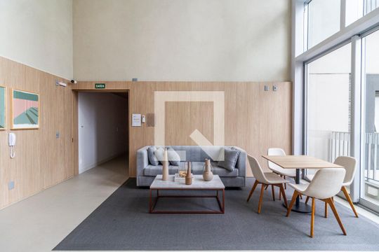 Área comum - Coliving de kitnet/studio para alugar com 1 quarto, 33m² em Jardim Paulistano, São Paulo