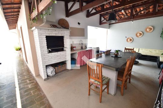 Varanda gourmet de casa à venda com 4 quartos, 273m² em Jardim Alto da Barra, Campinas
