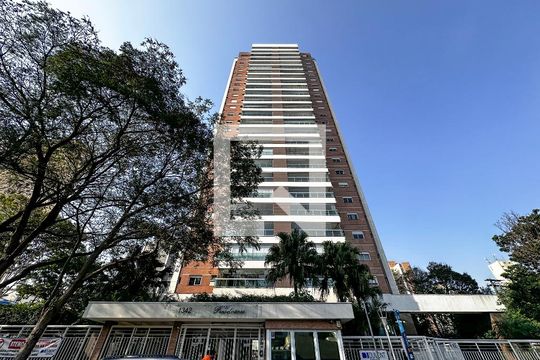 Fachada de apartamento à venda com 3 quartos, 134m² em Cidade Monções, São Paulo