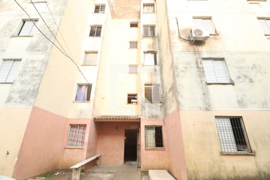 Fachada do bloco de apartamento à venda com 2 quartos, 44m² em Rio Branco, Canoas