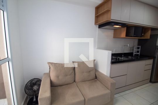 Sala de apartamento à venda com 1 quarto, 28m² em Jardim Caravelas, São Paulo