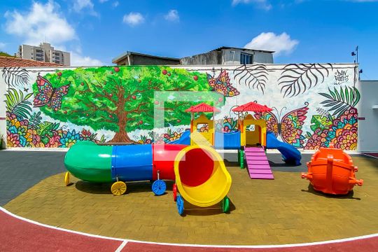 Área comum - Playground de apartamento à venda com 2 quartos, 84m² em Vila Scarpelli, Santo André