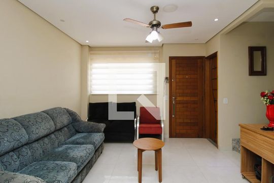 Sala de casa de condomínio à venda com 3 quartos, 102m² em Vila Isolina Mazzei, São Paulo