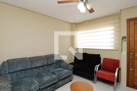 Sala de casa de condomínio à venda com 3 quartos, 102m² em Vila Isolina Mazzei, São Paulo