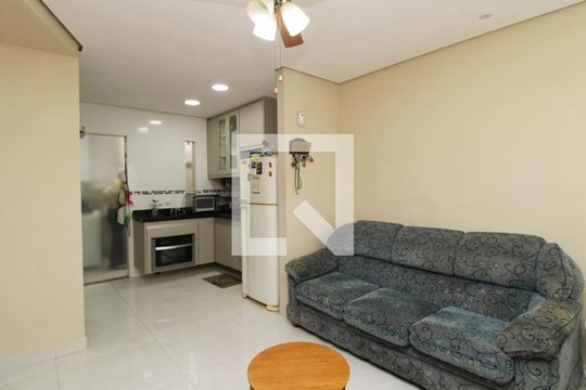 Sala de casa de condomínio à venda com 3 quartos, 102m² em Vila Isolina Mazzei, São Paulo