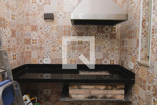 Área de Serviço / Churrasqueira de casa de condomínio à venda com 3 quartos, 102m² em Vila Isolina Mazzei, São Paulo