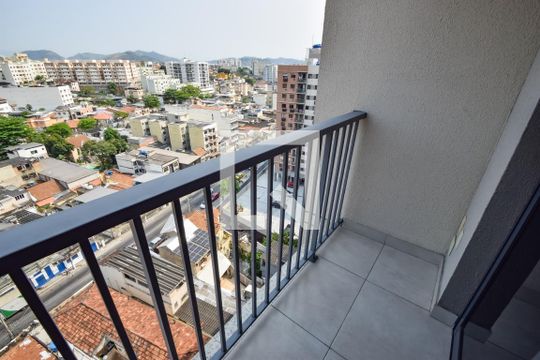 Varanda da Sala de apartamento à venda com 2 quartos, 55m² em Todos Os Santos, Rio de Janeiro