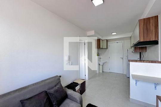 Sala de apartamento à venda com 1 quarto, 29m² em Jardim Caravelas, São Paulo