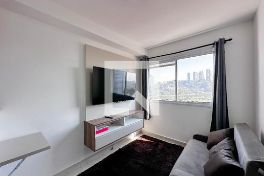 Sala de apartamento à venda com 1 quarto, 29m² em Jardim Caravelas, São Paulo