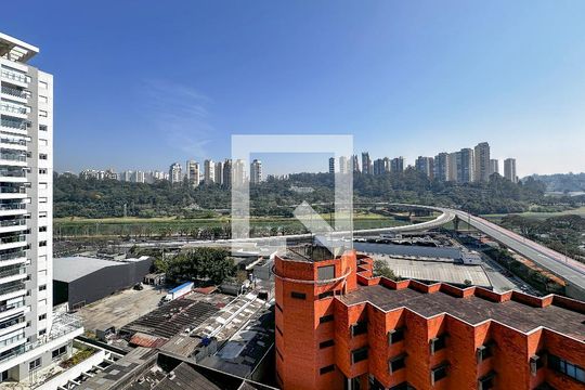 Vista de apartamento à venda com 1 quarto, 29m² em Jardim Caravelas, São Paulo